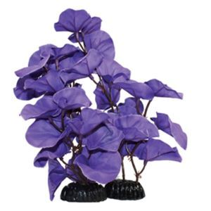 Blue Lily Silk Aquarium Plant