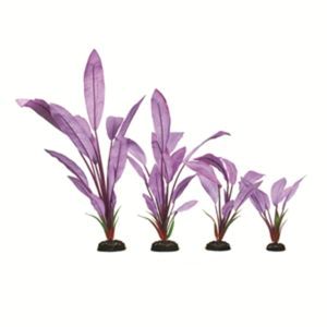 Purple Leafy Silk Aquarium Plant