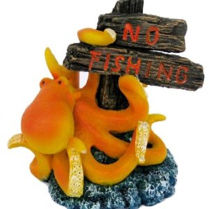 Squid 'No Fishing' Sign